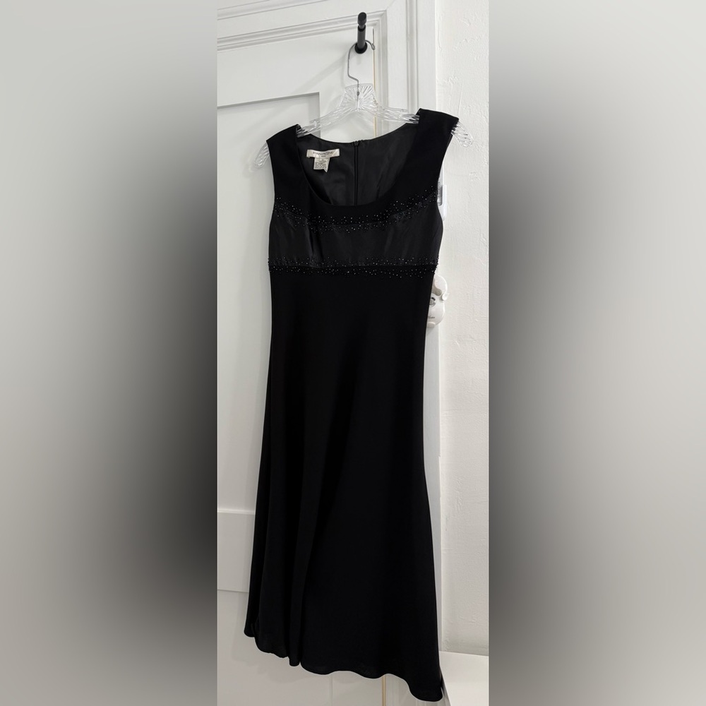 VTG Evan-Picone black sleeveless formal dress (read description)